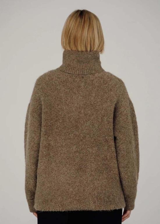  베어 니트웨어 터틀넥 빌리 집 라이 - BARE KNITWEAR