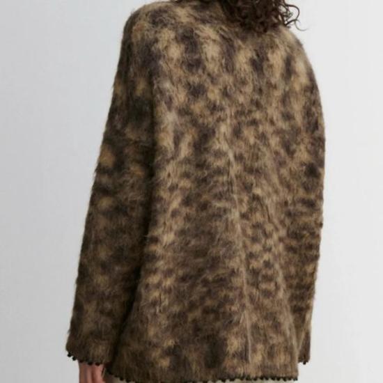  레이첼 코미 가디건 푹스 카디건 초콜릿 스페이스 다이 - RACHEL COMEY