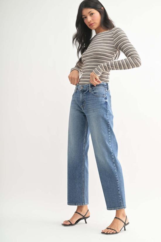  저스트 블랙 데님 데님 팬츠 BP204J BLUE - JUST BLACK DENIM