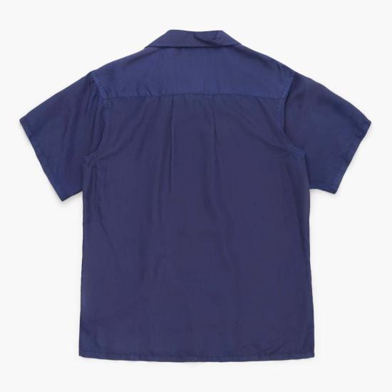  Blue Blue Japan 반팔 티셔츠 블루 블루 재팬 실크 하부타에 반팔 셔츠 인디고 - OTHER BRANDS