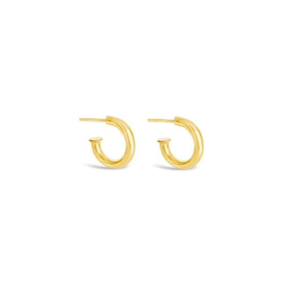  시에라 윈터 주얼리 싱글 이어링 모건 후프  골드 베르메일 - SIERRA WINTER JEWELRY