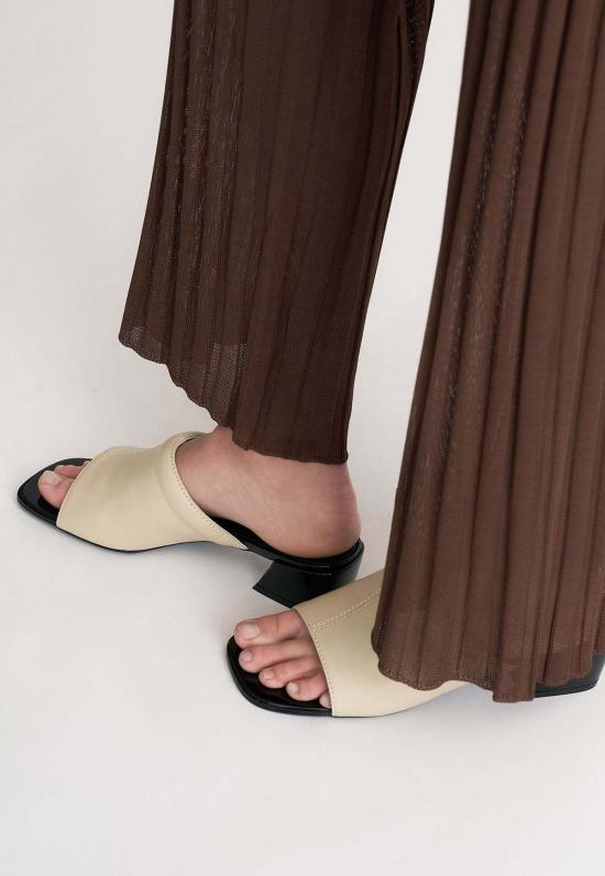  BRIE LEON 뮬/슬리퍼 브리 레온 카밀 뮬 캐슈 크록 - OTHER BRANDS