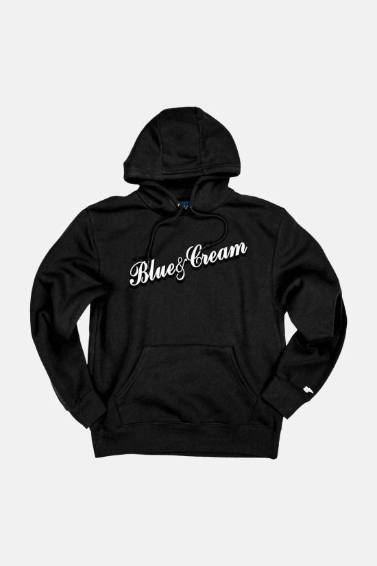  블루&크림 후드 티셔츠 BNCMSP24 26 BLACK
