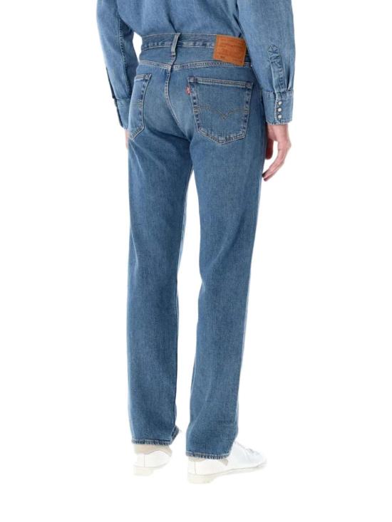  리바이스 데님 팬츠 501 오리지널 진 네버 세틀 미드 블루 - LEVI'S