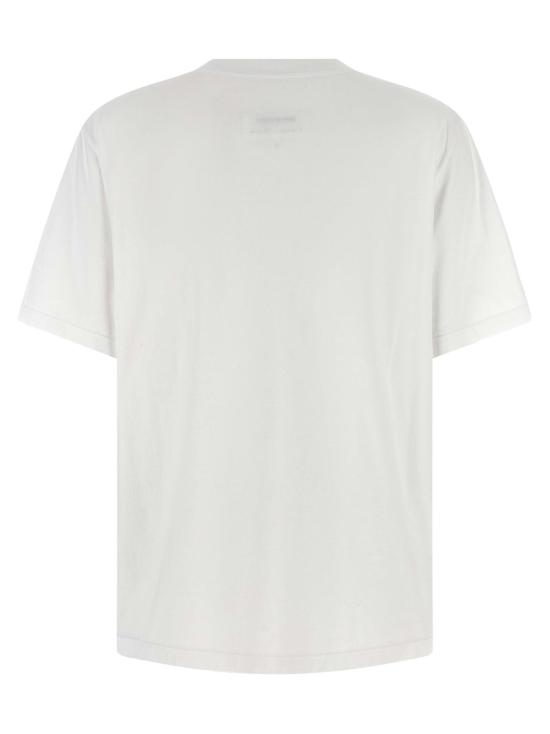  MM6 메종마르지엘라 반팔 티셔츠 Mm6 메종 마르지엘라 코튼 티셔츠 화이트 - MM6 MAISON MARGIELA