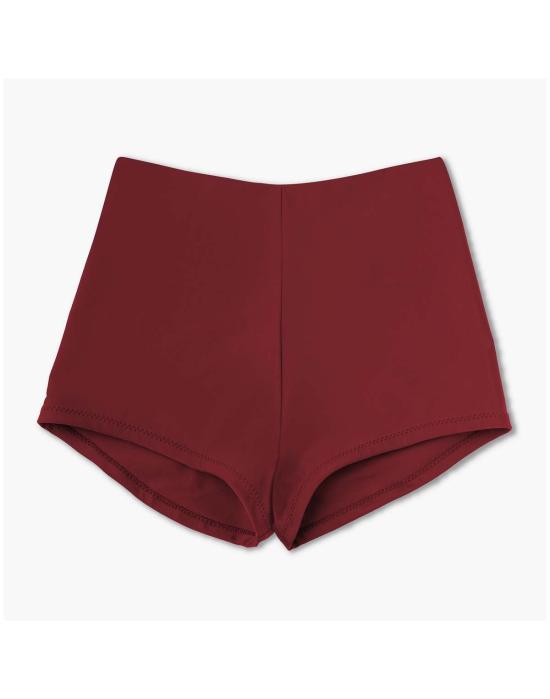  갈라마르 비키니 수영복 탭 쇼트 가넷