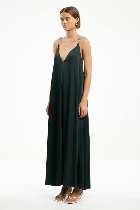  시그니피컨트 아더 롱 원피스 Significant Other Abbey Trapeze 맥시 드레스 에메랄드 - SIGNIFICANT OTHER