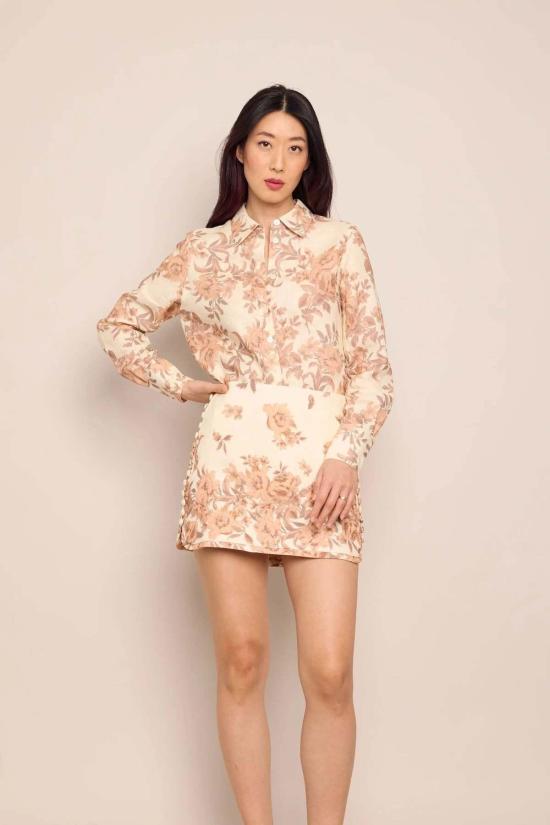  카라 카라 블라우스 퍼펙트 셔츠 파르펠라 보더 에그렛