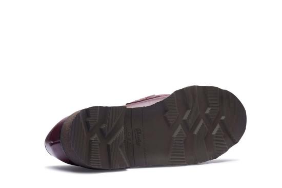  파라부트 로퍼 여성용 오르세이티 그리프 마론 리스 아카주 슈즈 옥스블러드 - PARABOOT