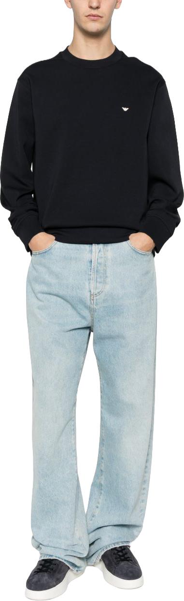 26SS 엠포리오 아르마니 스웨터 8056643425429 NAVY - EMPORIO ARMANI