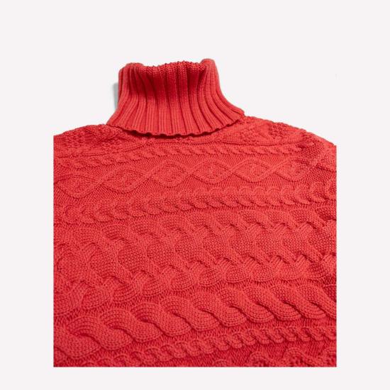  지지 니트웨어 터틀넥 케이블 - GIGI KNITWEAR