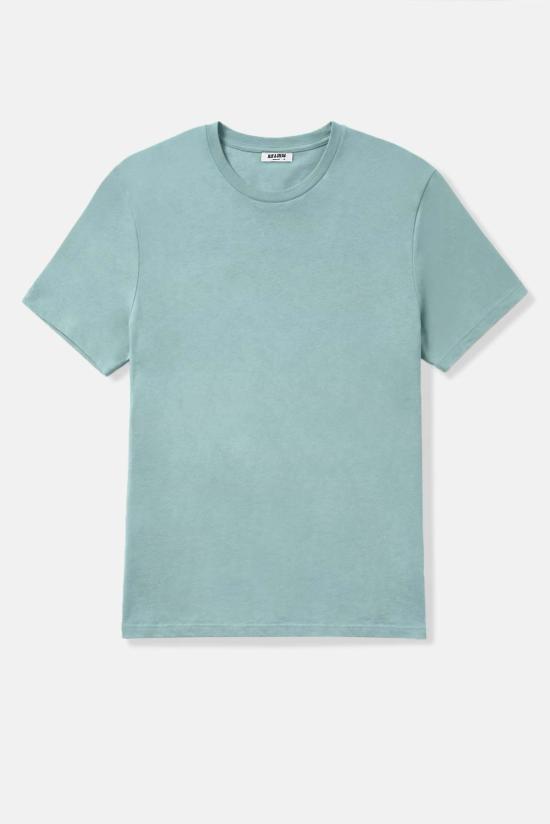  블루&크림 반팔 티셔츠 WV20F010T LUXJSY TURQUOISE