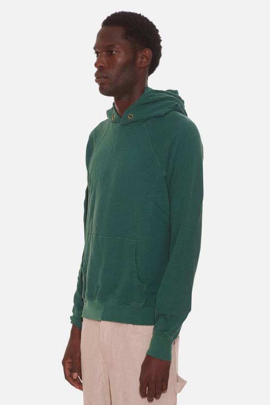  레스 티엔 후드 티셔츠 LESMFW23 06 GREEN - LES TIEN