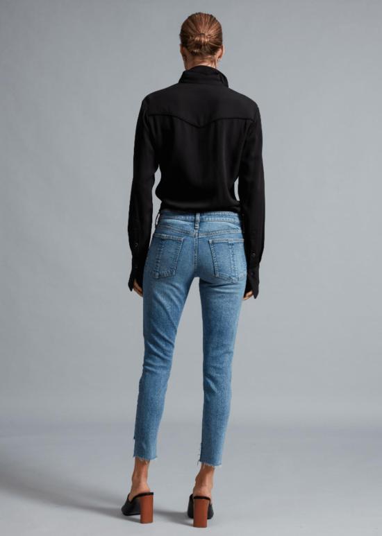  랙앤본 데님 팬츠 케이트 미드라이즈 앵클 스키니 몬테로소 - RAG & BONE