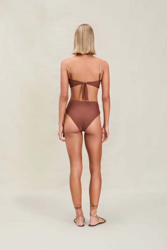  데본 윈저 비키니 수영복 에발리나 바텀 엄버 - DEVON WINDSOR