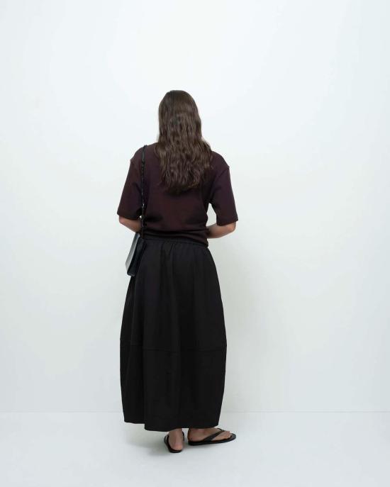  미정박 롱 스커트 박미정 벌룬 미디 스커트 - MIJEONG PARK