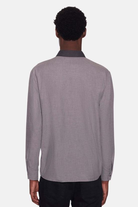  블루&크림 셔츠 WVBCM2489T NOV GRAY - BLUE&CREAM
