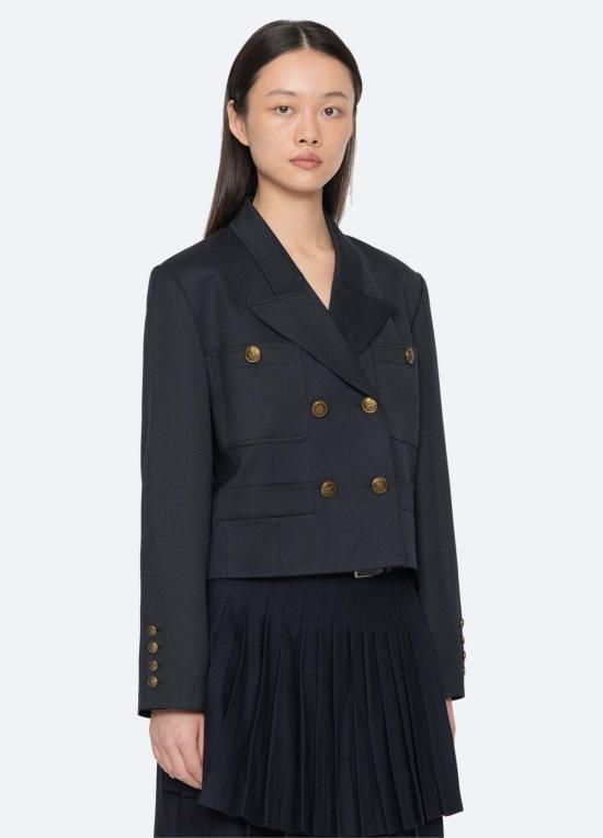  씨뉴욕 수트 자켓 Sea Ny Taliyah 크롭 블레이저 - SEA NY