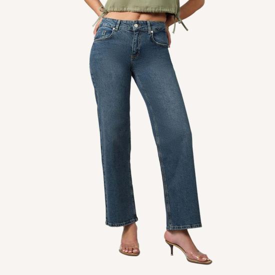  Lola Denim 스트레이트 팬츠 롤라 데님 미로 진