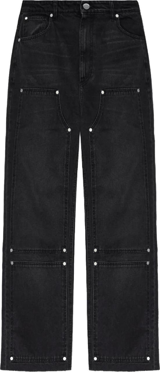 26FW 44레이블 스트레이트 팬츠 HPOSTARDENIMPANTEIGENGRAU DONKERGREY