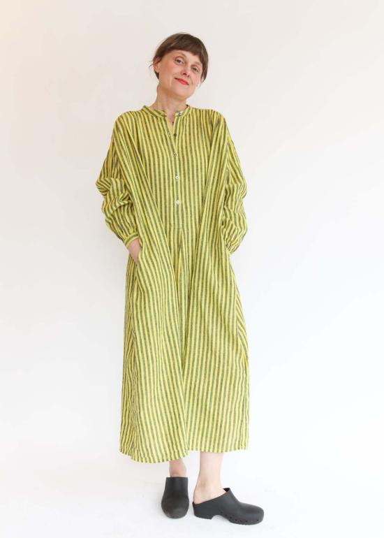  이치 앤티퀴트 롱 원피스 이치 앤티크 스트라이프 드레스 - ICHI ANTIQUITES