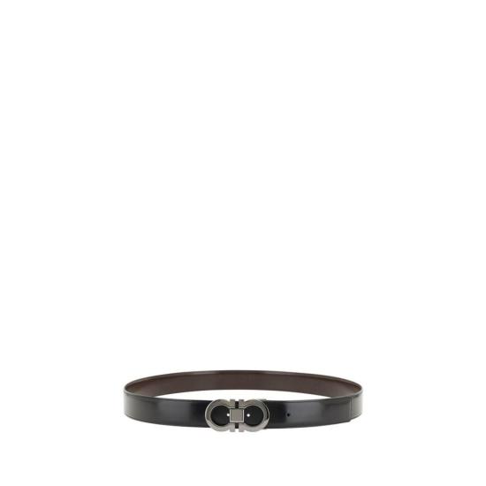  살바토레 페라가모 벨트 페라가모 송아지 가죽 보스 타우러스  블랙 - SALVATORE FERRAGAMO