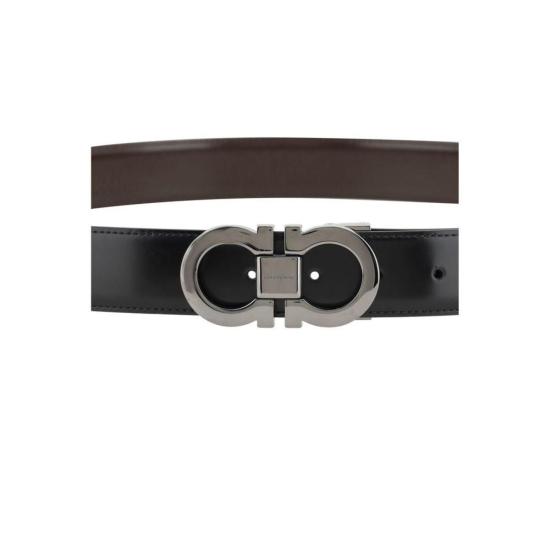  살바토레 페라가모 벨트 페라가모 송아지 가죽 보스 타우러스  블랙 - SALVATORE FERRAGAMO