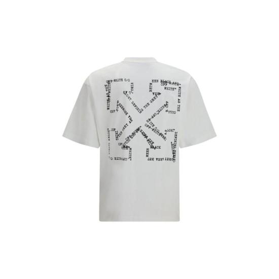 26SS 오프화이트 반팔 티셔츠 애로우 스케이트 티셔츠 화이트 - OFF WHITE