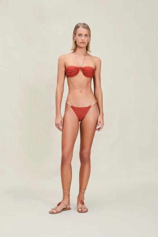 데본 윈저 비키니 수영복 제네시스 비키니 바텀 테라코타 - DEVON WINDSOR