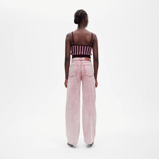  바움 운드 페르드가르텐 스트레이트 팬츠 Baum Und Pferdgarten Ninie Jeans 워시드 사사프라스 - BAUM UND PFERDGARTEN