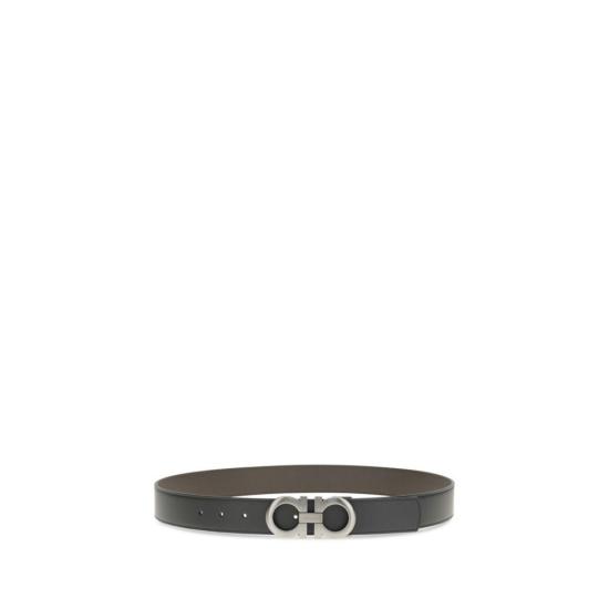26FW 살바토레 페라가모 벨트 페라가모 송아지 가죽 보스 타우러스 - SALVATORE FERRAGAMO