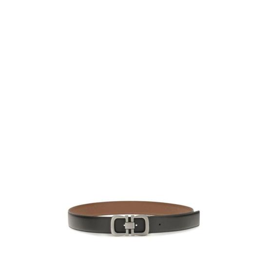  살바토레 페라가모 벨트 페라가모 송아지 가죽 보스 타우러스 레귤러  블랙 - SALVATORE FERRAGAMO