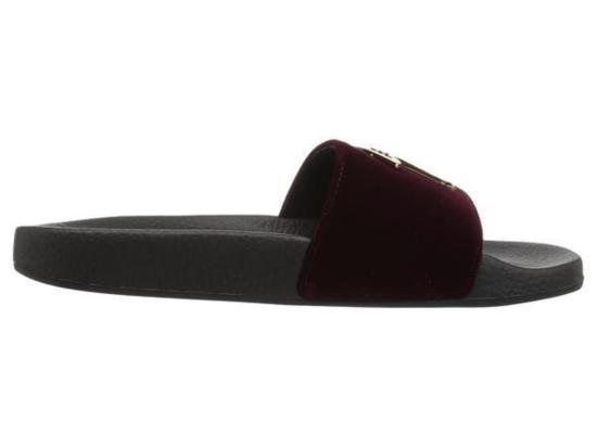  쥬세페자노티 뮬/슬리퍼 Giuseppe Zanotti 벨벳 로고 슬라이드 Amaranto - GIUSEPPE ZANOTTI