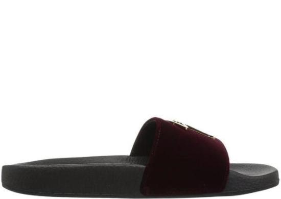  쥬세페자노티 뮬/슬리퍼 Giuseppe Zanotti 벨벳 로고 슬라이드 Amaranto - GIUSEPPE ZANOTTI