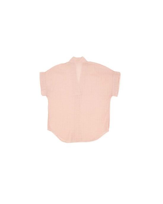  론 블라우스 Lwn Calla Top Grid Voile - LWN
