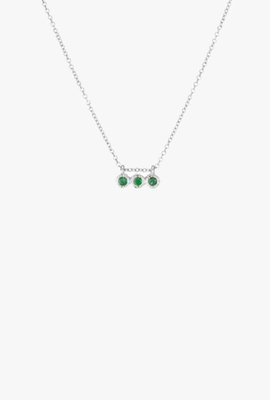  제니 권 디자인스 목걸이/팬던트 제니 권 디자인 3 에메랄드 목걸이 - JENNIE KWON DESIGNS