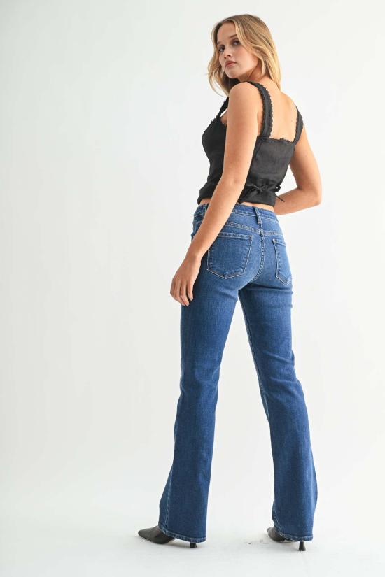  저스트 블랙 데님 데님 팬츠 BP478J BLUE - JUST BLACK DENIM