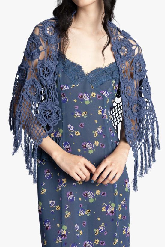  안나 수이 롱 원피스 326A70 BLUE - ANNA SUI