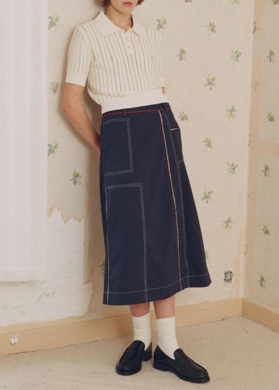  Le Mont S'Michel 스웨터 르몽 스미셸 샐리  오프 화이트/카멜 - OTHER BRANDS