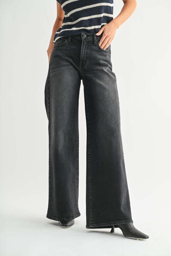  저스트 블랙 데님 데님 팬츠 BP474J BLACK - JUST BLACK DENIM