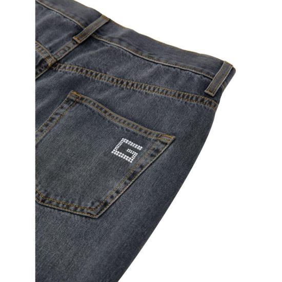  구찌 데님 팬츠 릴렉스핏 진 그레이 - GUCCI