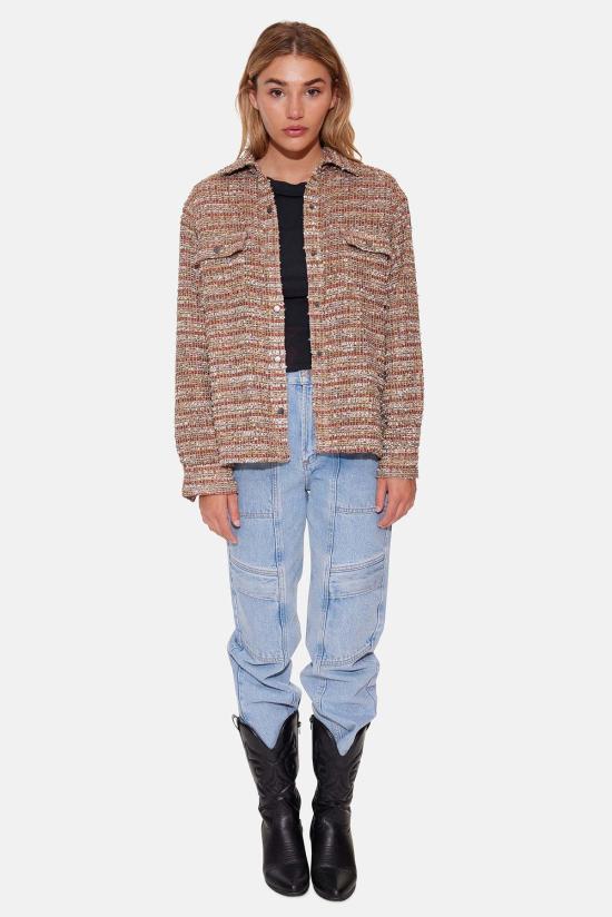  블루&크림 셔츠 WVBCW23 SHRT88 DESERT MULTI - BLUE&CREAM