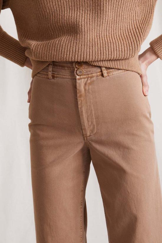  어피스 어파트 스트레이트 팬츠 Apiece Apart Merida Pant Camel - APIECE APART