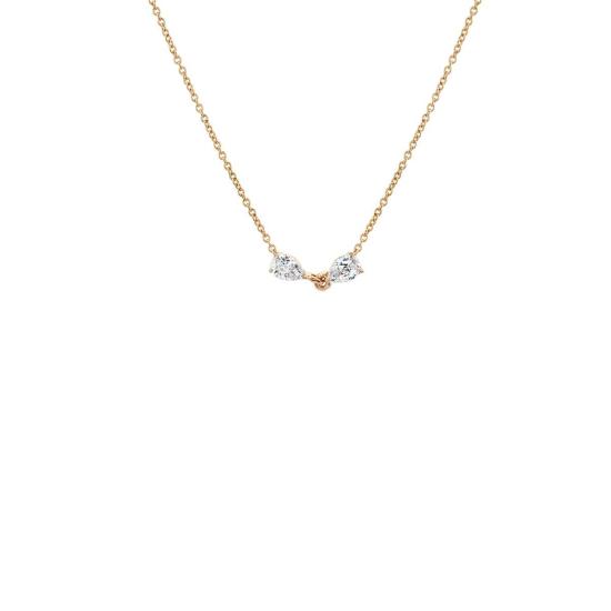  리지 맨들러 파인 주얼리 목걸이/팬던트 미니 다이아몬드 페어 목걸이 - LIZZI MANDLER FINE JEWELRY