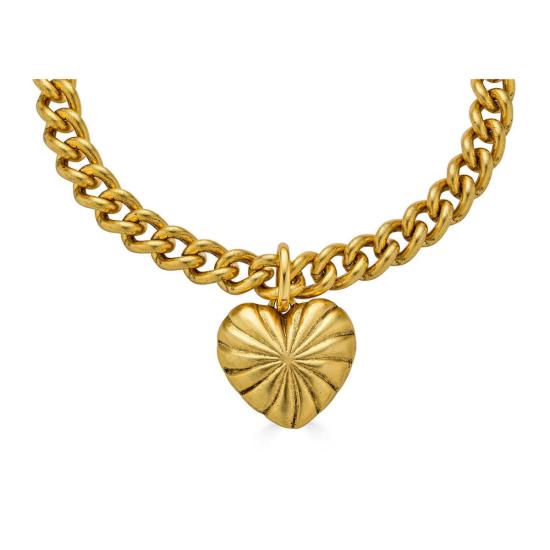  로니 폴 주얼리 목걸이/팬던트 그레이트풀 하트 네크리스 골드 - LONI PAUL JEWELRY