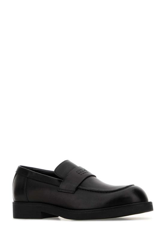  MM6 메종마르지엘라 로퍼 Mm6 Maison Margiela 가죽  Pelle Bovina Mocassini 블랙 - MM6 MAISON MARGIELA