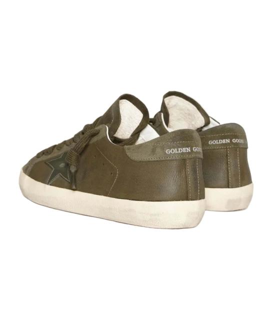  골든구스 스니커즈 골든 구스 슈퍼스타  올리브 나이트 - GOLDEN GOOSE