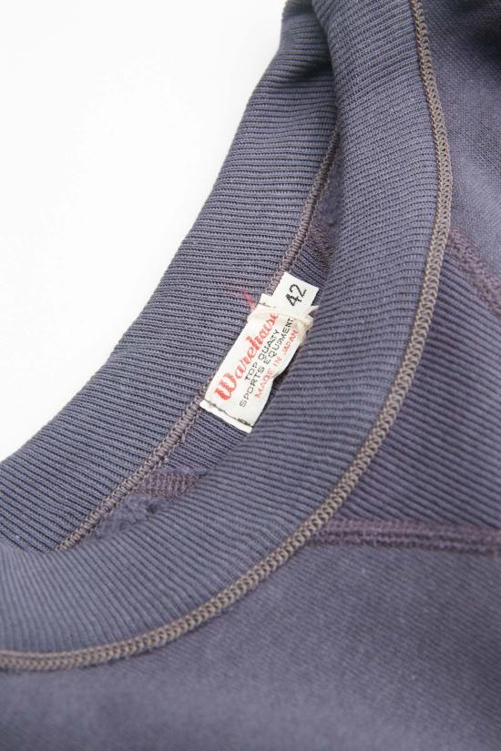  웨어하우스 긴팔 티셔츠 Warehouse & Co. Lot 401 플레인 크루넥 스웨트셔츠 (가지색) - WAREHOUSE