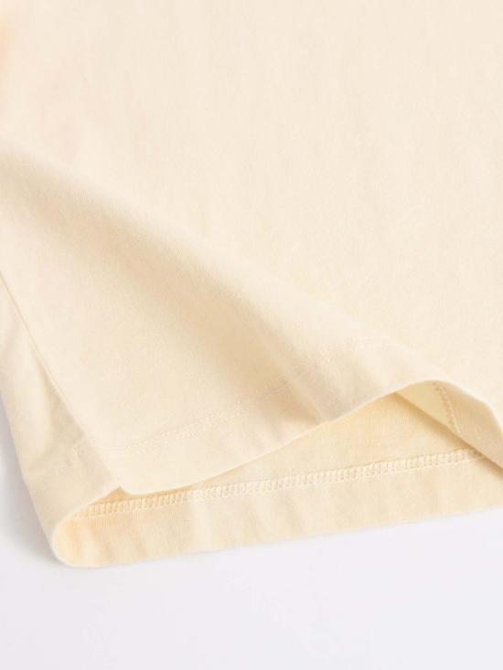  메종키츠네 베이비 폭스 패치 베이비 티셔츠 MW00105KJ0008 CREAM - MAISON KITSUNE