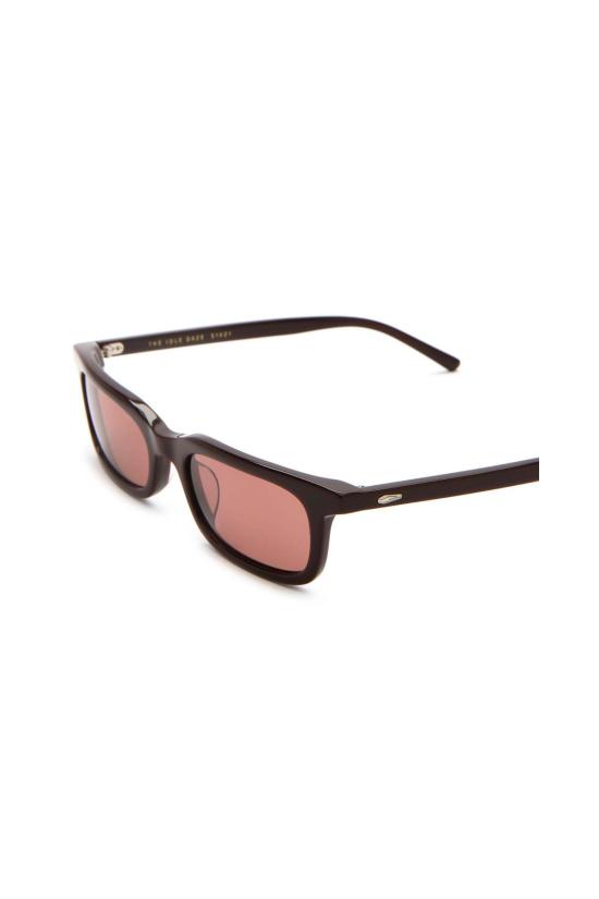  크랩 아이웨어 선글라스 아이들 데이즈 선글라스 마호가니 프레임 & 모브 렌즈 - CRAP EYEWEAR